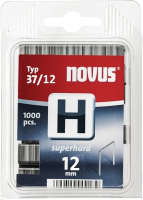 NOVUS ZSZYWKI H TYP 37/10 SUPERTWARDE 10,6x12mm 1000szt. 042-0372