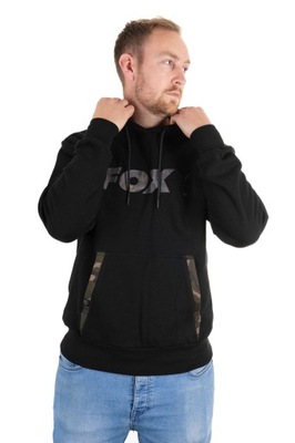 Fox Black / Camo Hoody (rozmiar XL) - bluza wędkarska z kapturem