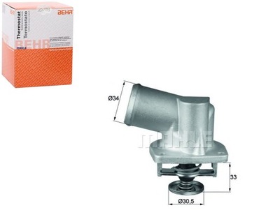 TERMOSTATAS OPEL 92C 1,4-1,6 BEHR 