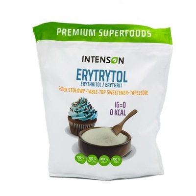 Erytrytol Erytrol Intenson 1kg Naturalny słodzik