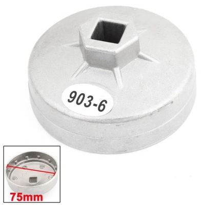 CAR AUTO OIL FILTER WRENCH SOCKET REMOVER TOOL FOR RENAULT 75MM 12 F~25505  