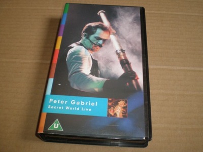 Peter Gabriel. Secret World Live - kaseta vhs