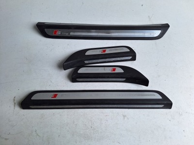 Audi q5 8r 08-12 молдинг порог s-line 4szt. фото №1