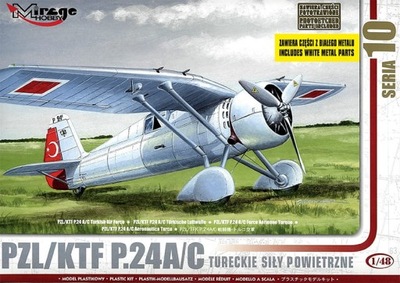 MIRAGE 48105 1:48 PZL / KTF P.24 C. [Turecka Wersja]