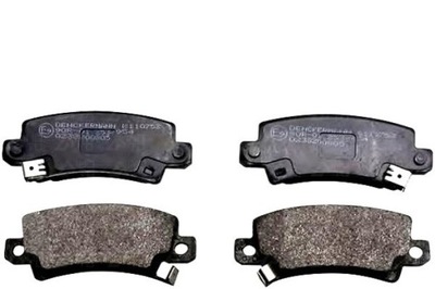 Denckermann тормозные колодки тормозные задняя toyota corolla 02 фото №1