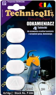 ODKAMIENIACZ W TABLETKACH 4 TABLETKI TECHNICQLL