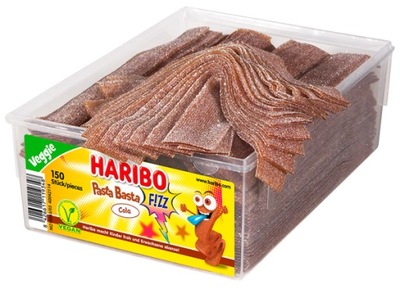 Żelki Paski Haribo Cola 150 szt