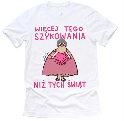 T-shirt koszulka świąteczne zamieszanie roz S/M