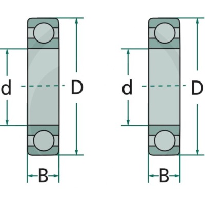 Granit подшипник kulkowe обычное 16012 фото №1