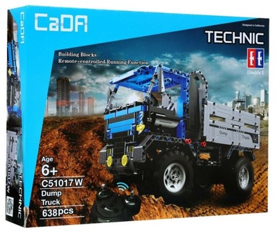 Cada C51017W klocki RC Ciężarówka Dump Truck 638