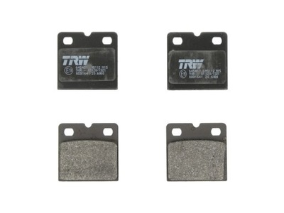 Trw gdb1641 набор накладок тормозных, тормоз стояночный дисковый фото №1