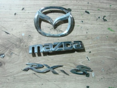 ЕМБЛЕМА НАДПИС MAZDA RX-8 CALOSC 