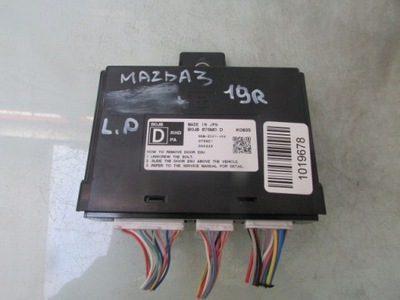 Mazda 3 bp iv 19r модуль блок управления дверь левый перед фото №1