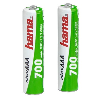 HAMA AKUMULATORY AAAx2 szt. 700mAh