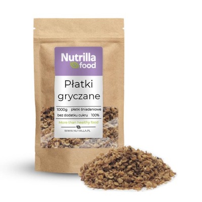 Płatki gryczane 1kg - NATURALNE NIEPALONE