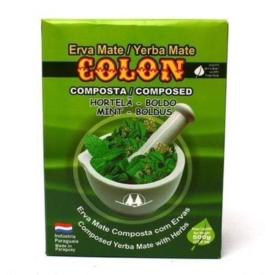 Yerba Mate Colon Compuesta MENTA BOLDO 500g 0,5kg MIĘTOWA