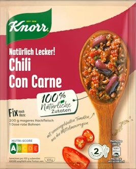 Danie Knorr Fix Chili Con Carne bez cukru 47g DE