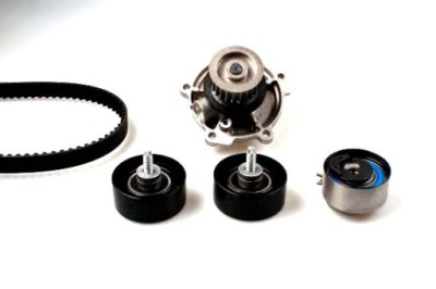 Hepu pk17280 насос водяна + набір ремінь розподільного валу фото №1