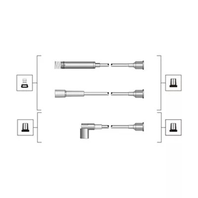 КОМПЛЕКТ ТРУБОК OPEL KADETT E C1.8NZ, V