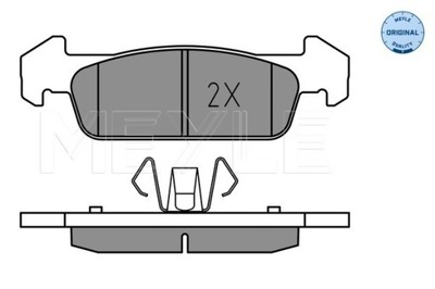 КОЛОДКИ HAM. DACIA P. SANDERO 1,2 12- 0252573817 MEYLE