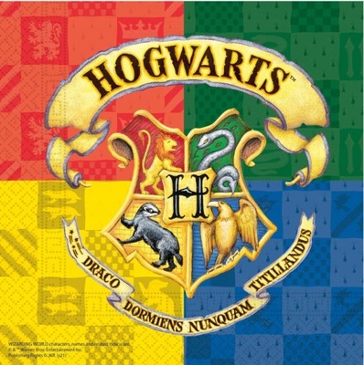 Serwetki papierowe Harry Potter 20 sztuk 33x33 cm