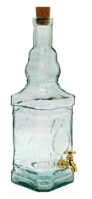 Butelka ozdobna z kranikiem Wieża 3,4 L Biowin