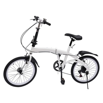 Rower składany Folding Bicycle rama 20 koło 20 " biały
