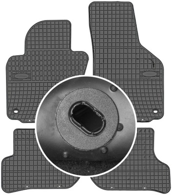 OUTLET! - ALFOMBRILLAS GOMA SKODA OCTAVIA II/YETI/GOLF V 0361 OUT VW JETTA V  