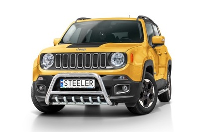 BUMPER GUARD FROM RADIATOR GRILLE JEEP RENEGADE HOMOLOGATION  