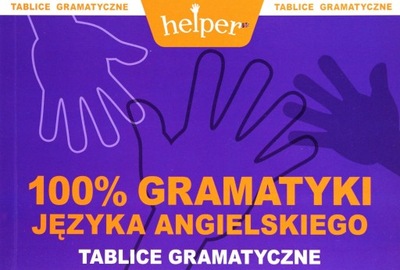 100% GRAMATYKI J.ANGIELSKIEGO TABLICE W.2011 [KSIĄ