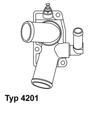 BORGWARNER (WAHLER) 4201.92D ТЕРМОСТАТ OPEL