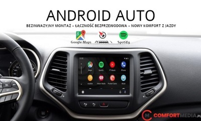 JEEP ANDROID AUTO GRAND CHEROKEE, COMANDER, COMPAS  