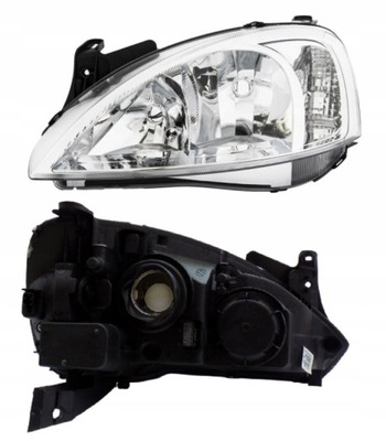 Opel corsa combo c 2003- фара лампа передняя фото №1