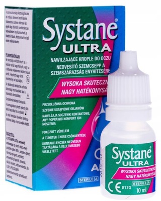 Systane Ultra, krople nawilżające do oczu, 10 ml