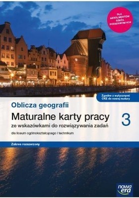 Oblicza geografii 3 LO NE Karty pracy rozsz