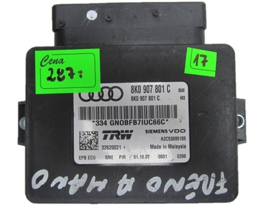 AUDI A4 A5 MODUŁ ГАЛЬМА 8K0907801C