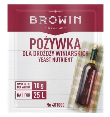 Pożywka dla drożdży winiarskich 10 g Biowin