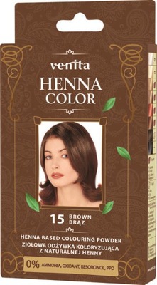 Venita Color Henna Ziołowa Odżywka Koloryzująca Do Włosów Nr 15