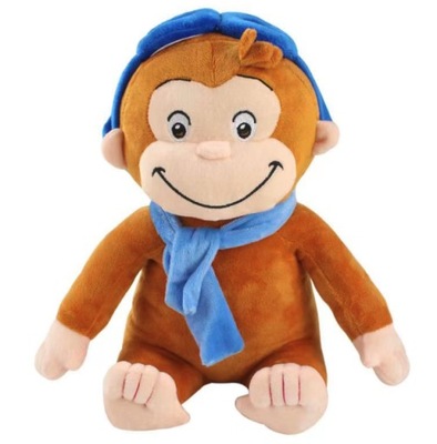 MASKOTKA CIEKAWSKI GEORGE BAJKA PLUSZAK PRZYTULANKA MASKOTKA 30CM