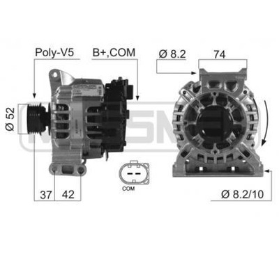 ERA ELECTRIC GENERATOR MESSMER MERCEDES-BENZ  