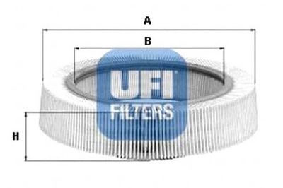 Фільтр повітря ufi +gratisy фото №1