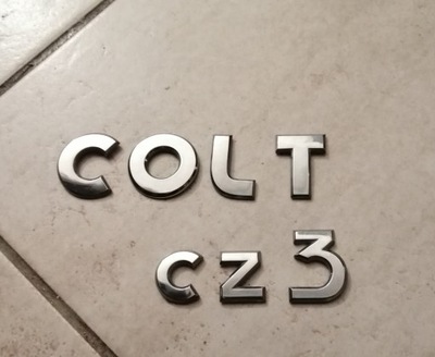 EMBLEMA MITSUBISHI COLT CZ 3 PARTE TRASERA TAPA DE MALETERO  