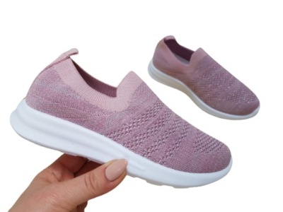 BUTY SPORTOWE DLA DZIEWCZYNKI RÓŻOWE WCIAGANE ANIELA 36