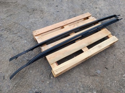 Рейлінги дахові комплект чорний блиск st ford explorer 2020- фото №1