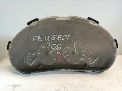 Счетчик приборы peugeot 206 9648836380 фото №1