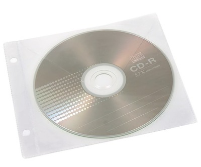 Koszulka na CD/DVD do segregatora 10 sztuk