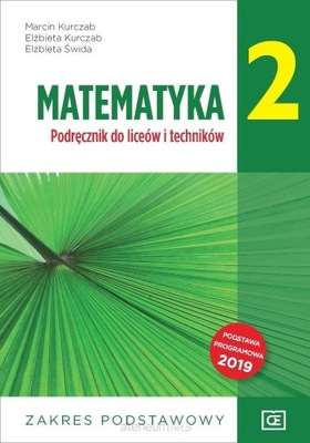 Okładka na Matematyka LO 2 ZP OE PAZDRO w.2020