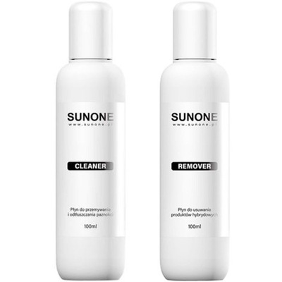 Zestaw Sunone aceton + cleaner do manicure 100ml