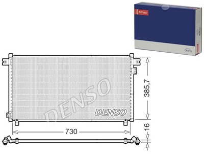 CONDENSADOR DE ACONDICIONADOR NISSAN DENSO  