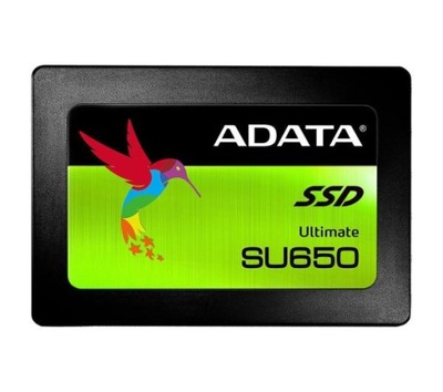 Dysk SSD Adata 240GB SU650 SATA3 520Mbps 3D NAND S.M.A.R.T